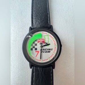 Vintage Marlboro Racing Team Quartz Watch Swiss Parts